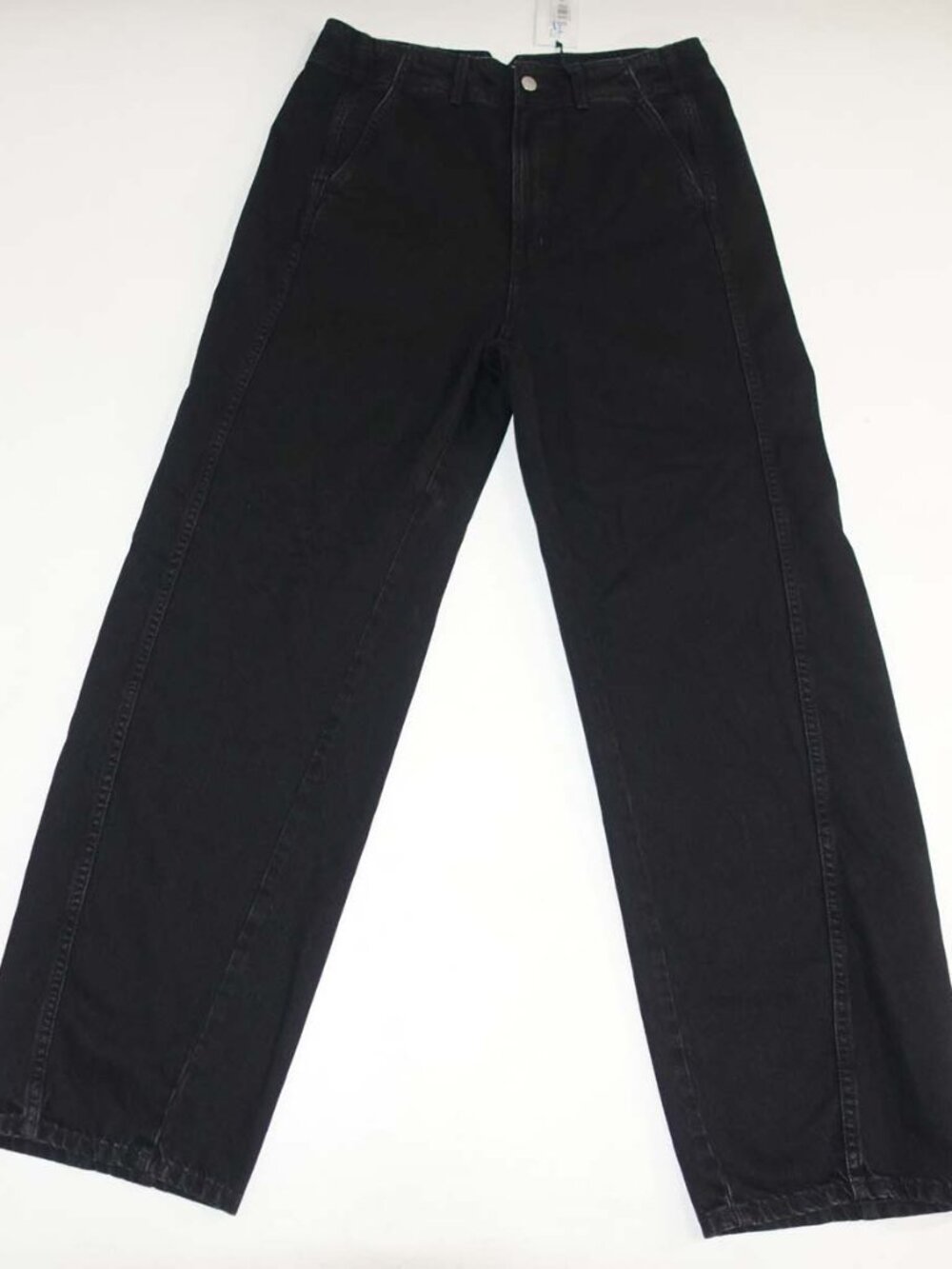 APiece Apart Women's Meridan Jeans Size 32 NWT Black High Rise 32" Inseam Luna